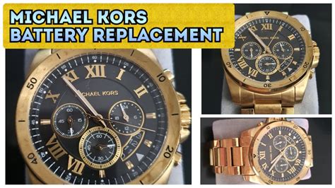 michael kors uhr batterie wechseln kosten|michael kors battery replacement.